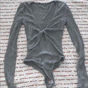 Grey bodysuit